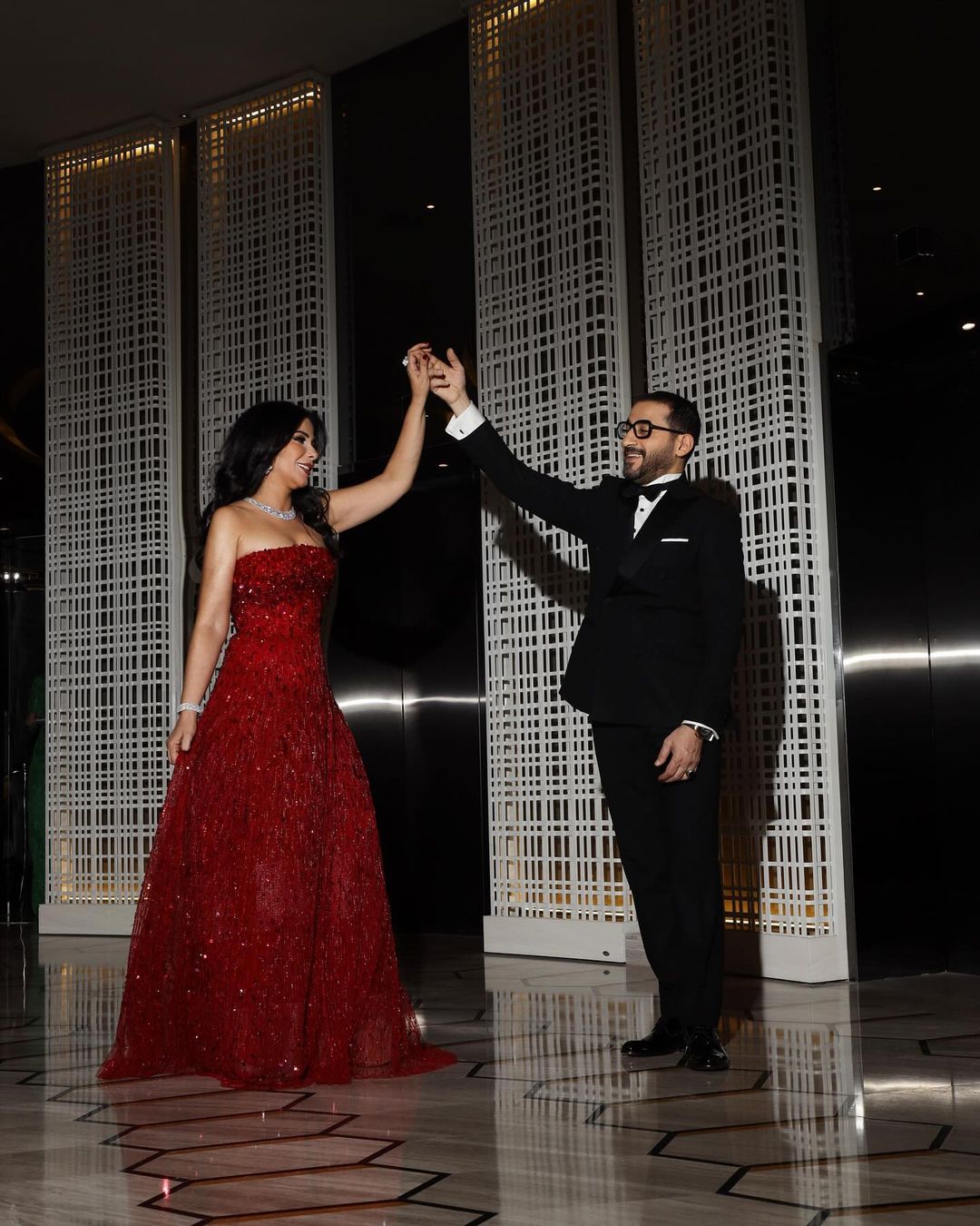 أحمد حلمي ومنى زكي