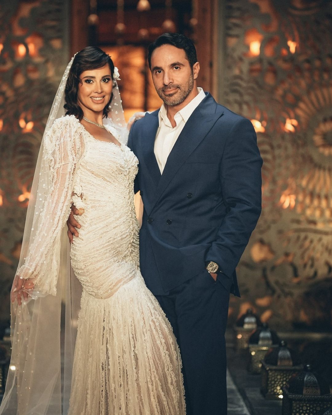 ياسمين رئيس وزوجها