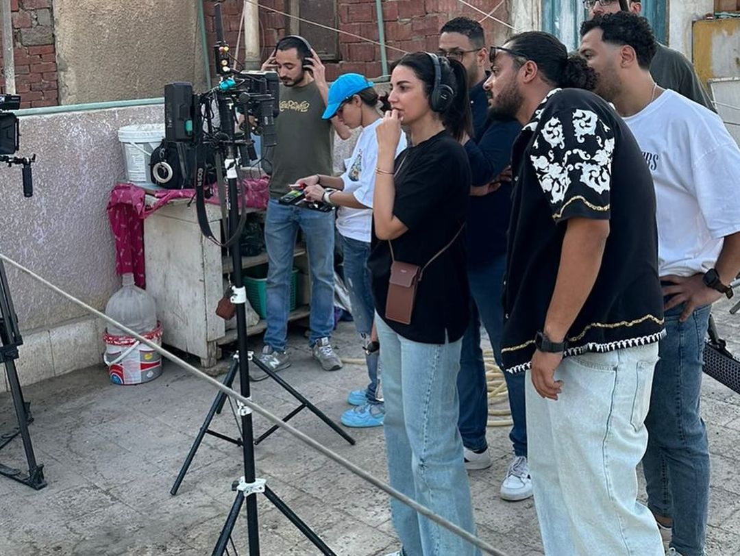 درة في كواليس فيلم "وين صرنا"