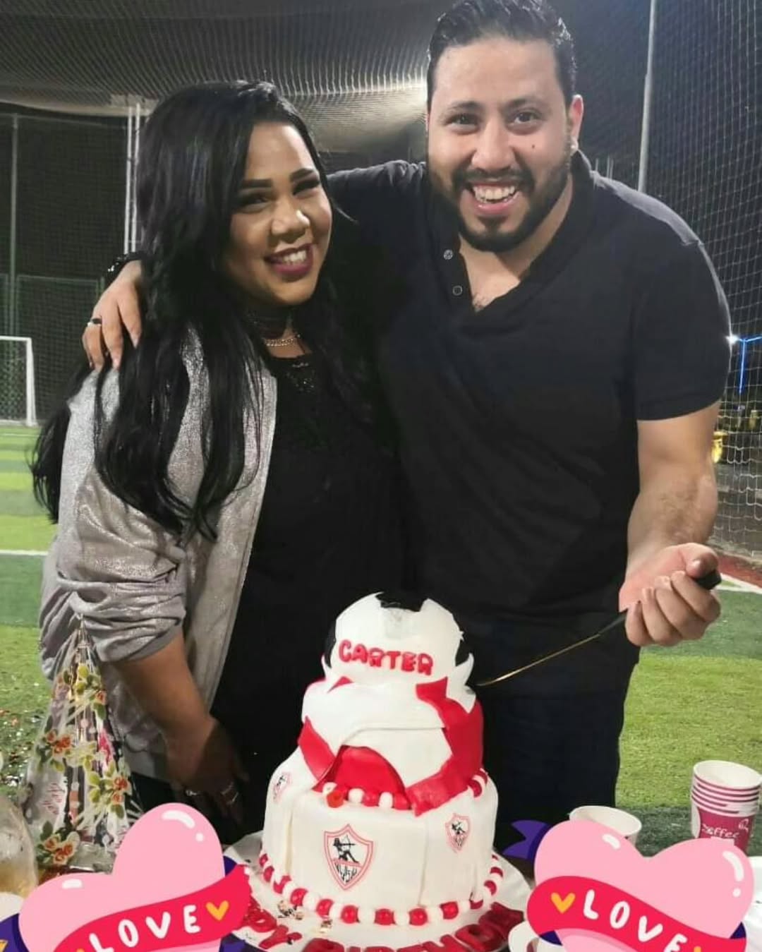 شيماء سيف وزوجها 