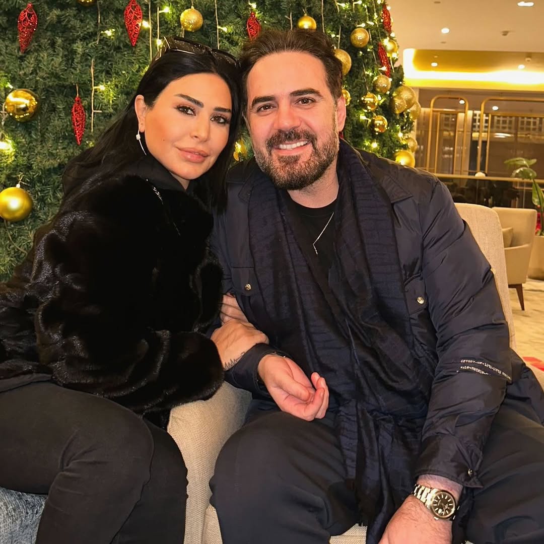 وائل جسار وزوجته