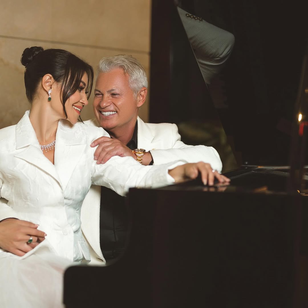 أروى جودة وزوجها