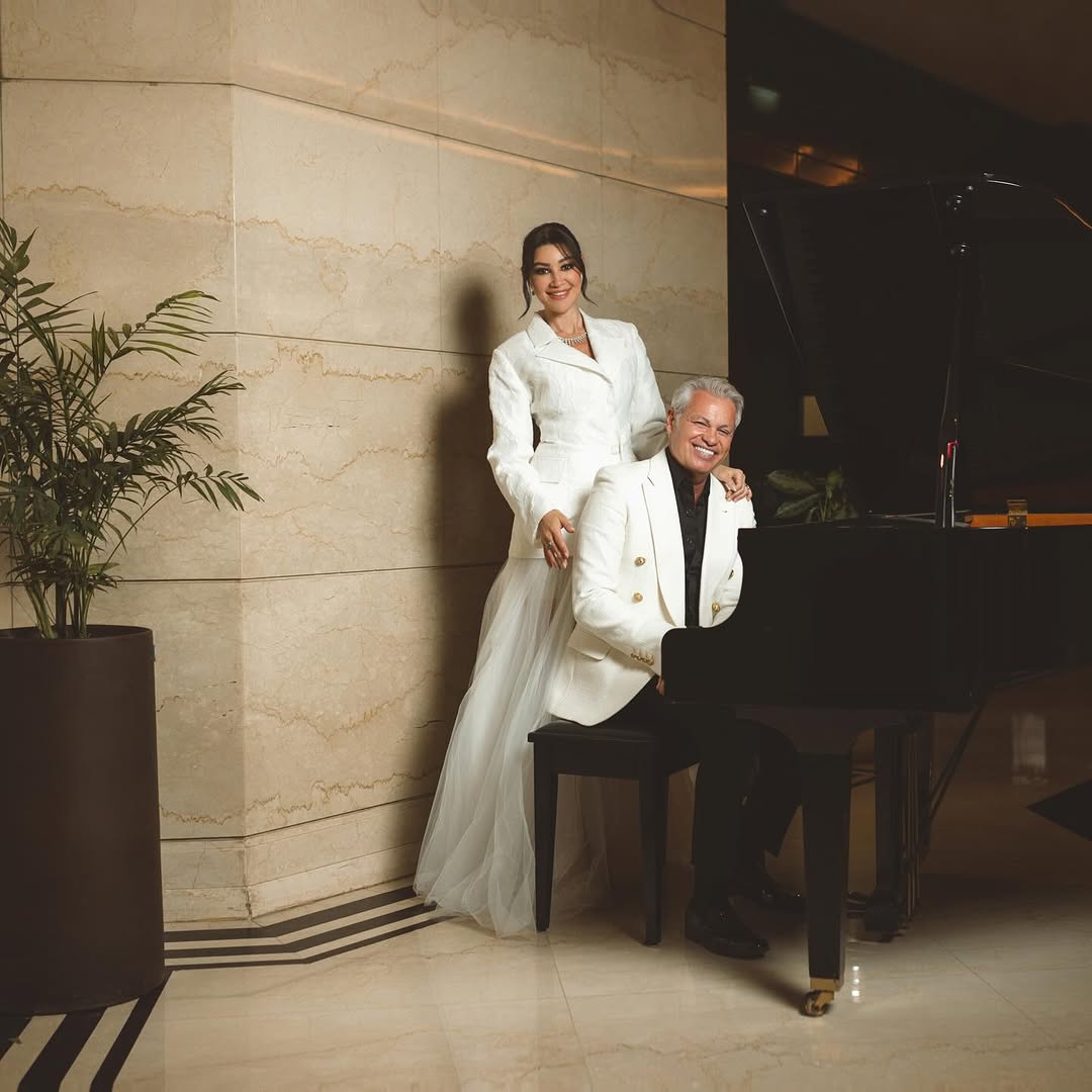 أروى جودة وزوجها