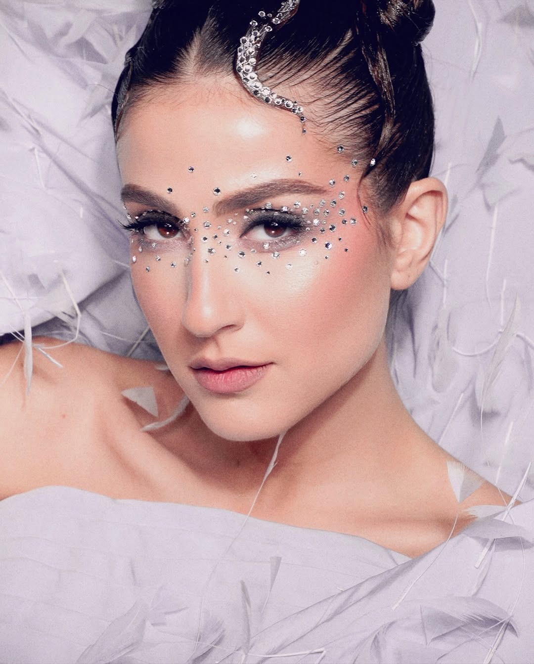 مارلين نعمان بمكياج بتوقيع سامر خزامي