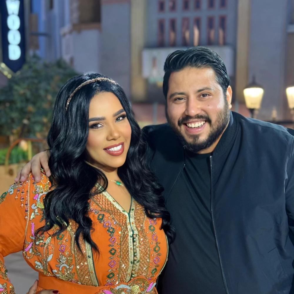 شيماء سيف وزوجها 