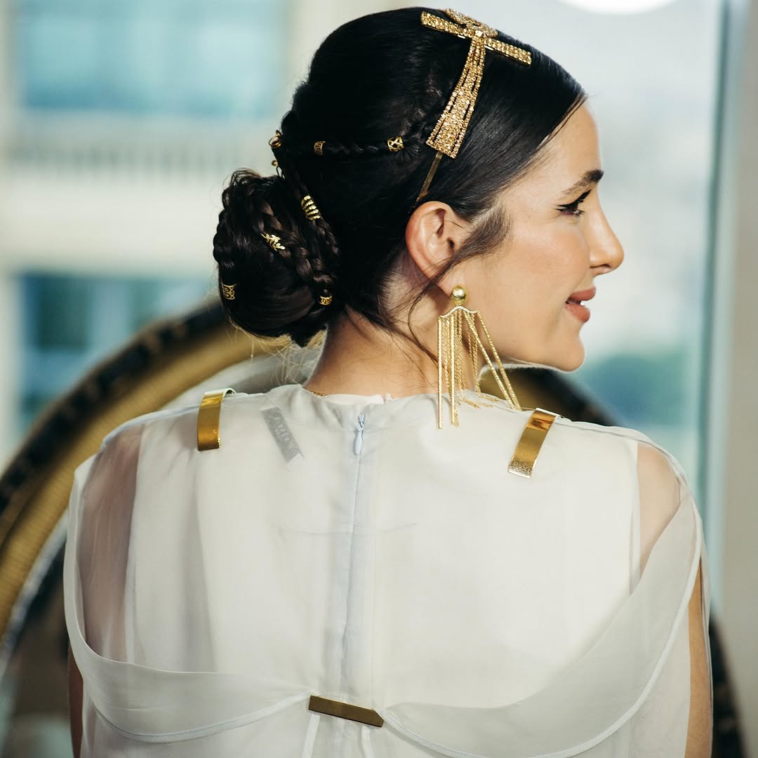 شعر ملكي بأناقة فرعونية بأسلوب شام الذهبي