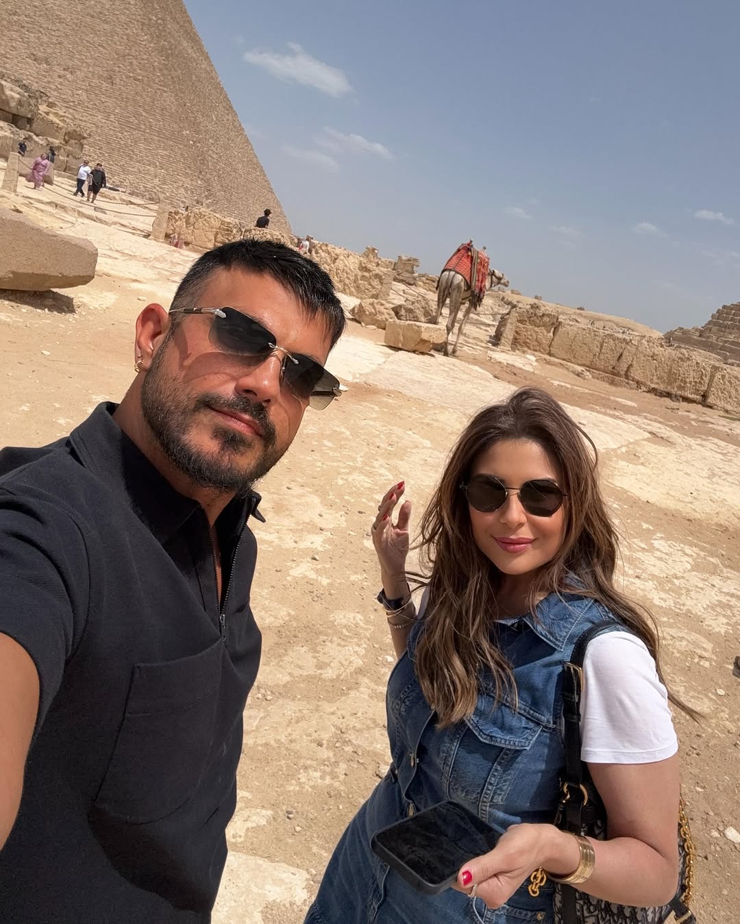 سارة دندراوي في أهرامات الجيزة