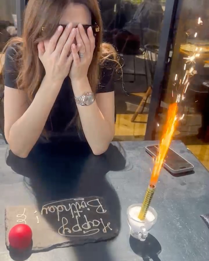 نانسي عجرم تحتفل بعيد ميلادها