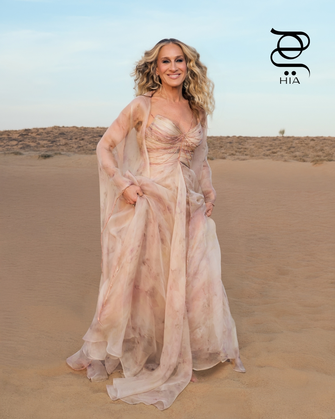 صور جديدة من قلب الصحراء مع النجمة العالمية سارة جيسيكا باركر   