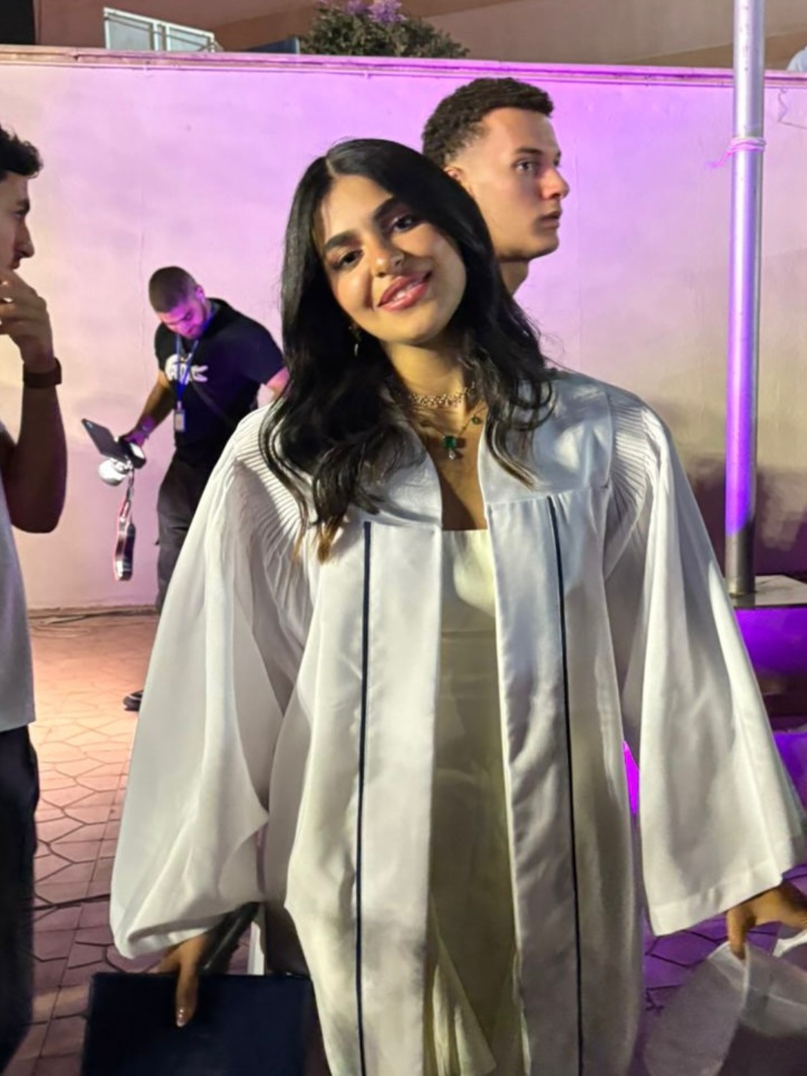 ابنة أحمد السقا في حفل تخرجها