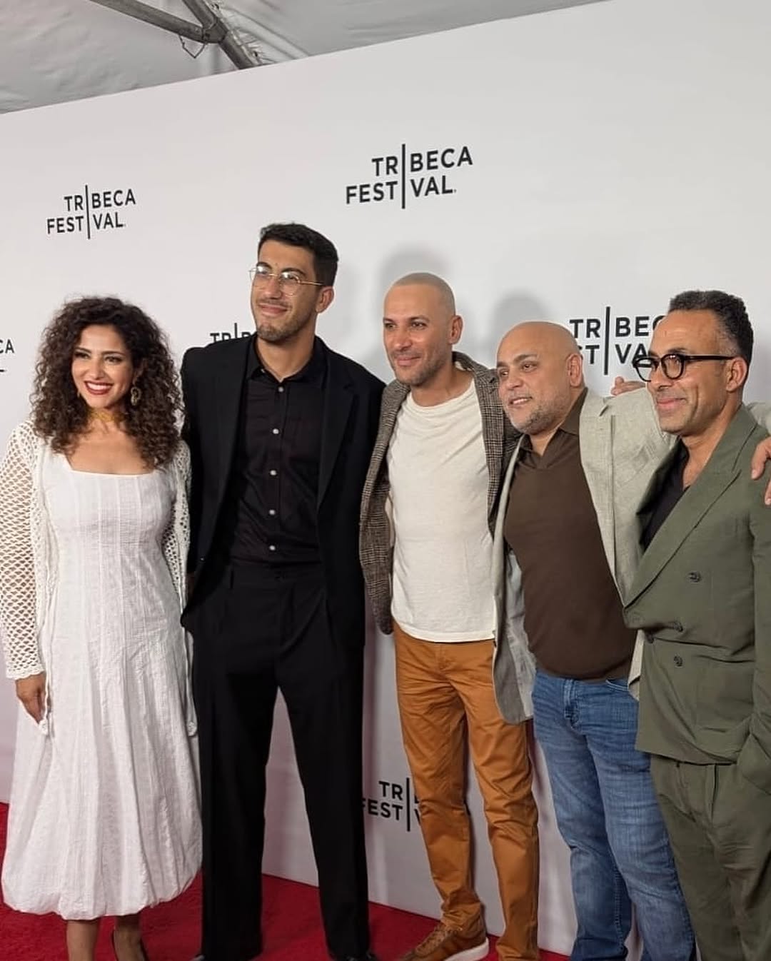 فريق فيلم "هابي بيرث داي" في مهرجان تريبيكا