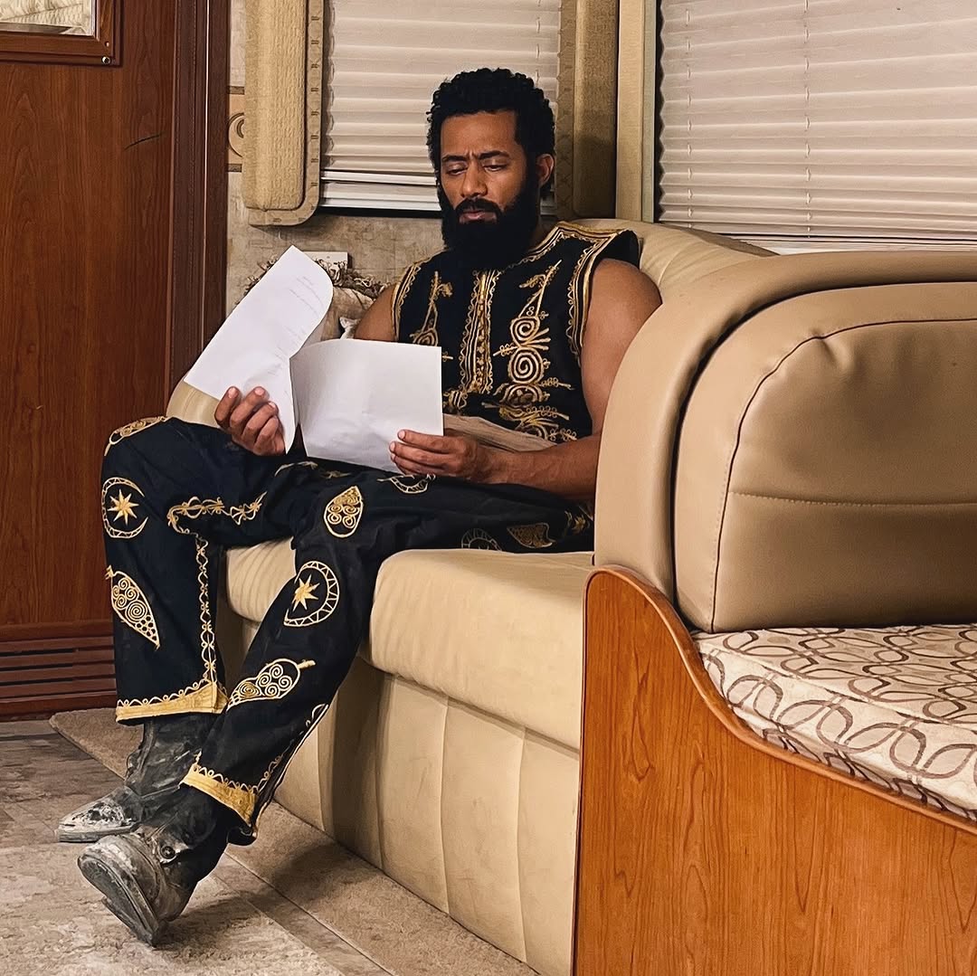 محمد رمضان في كواليس فيلم "أسد"