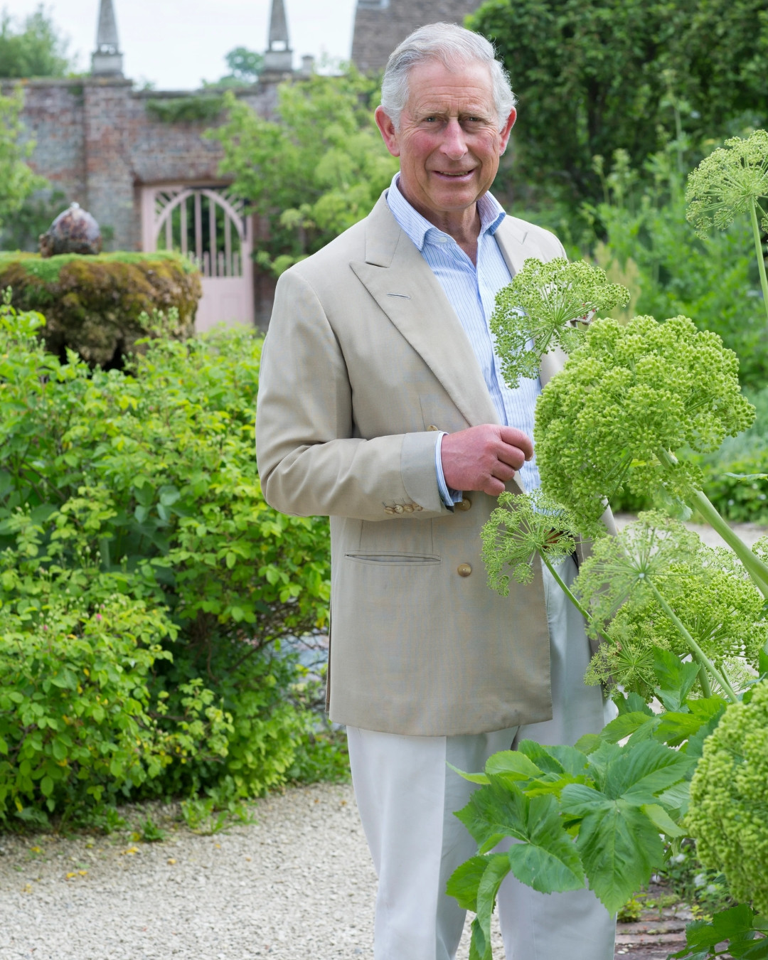 يشتهر الملك تشارلز، المعروف بحبه للبستنة
