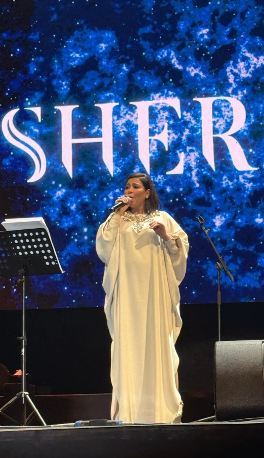 شيرين عبد الوهاب في الحفل