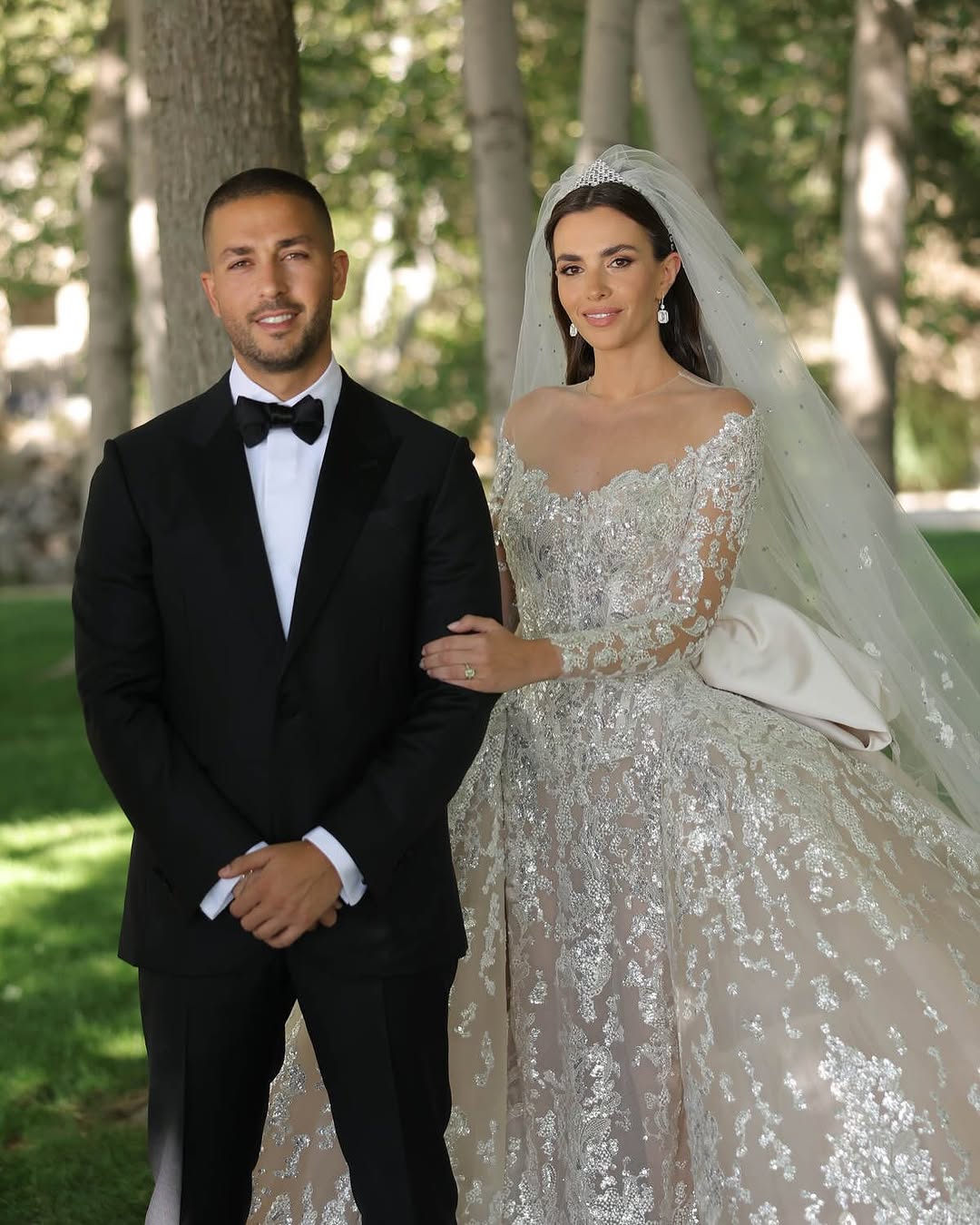 زين قطامي وزوجها سيليو صعب