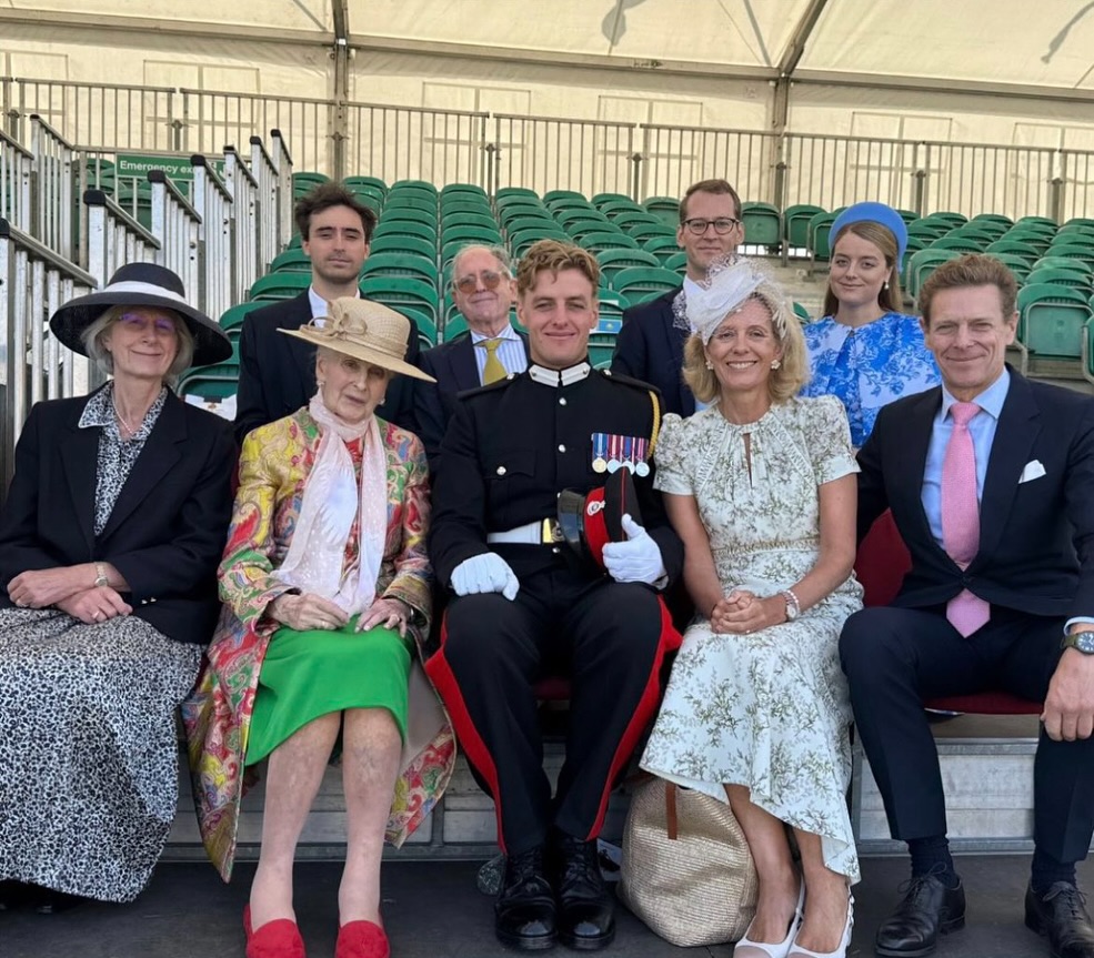 الأميرة ألكسندرا في حفل تخرج حفيدها ألكسندر تشارلز