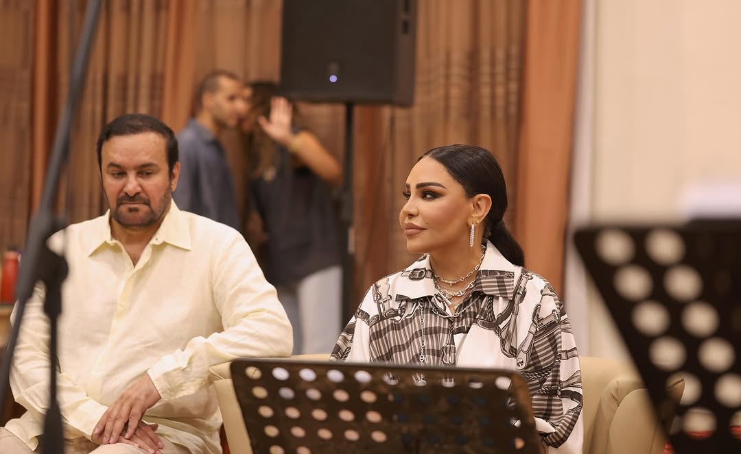 أحلام وزوجها مبارك الهاجري