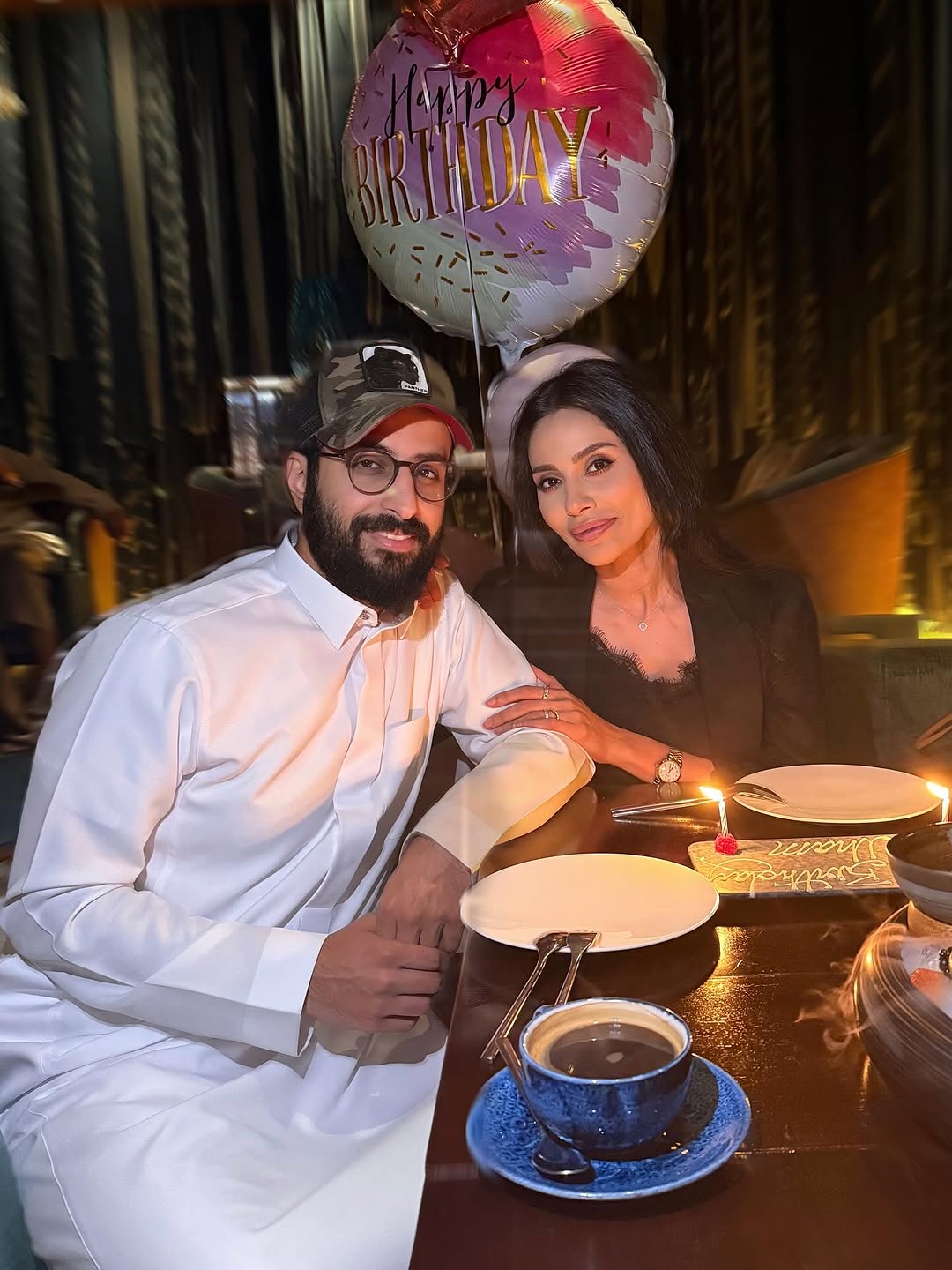 إلهام علي تحتفل بعيد ميلادها