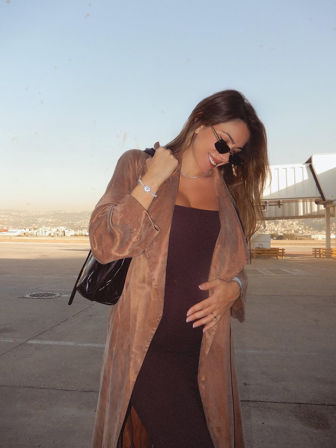 دانييلا رحمة وأناقة لافتة في السفر