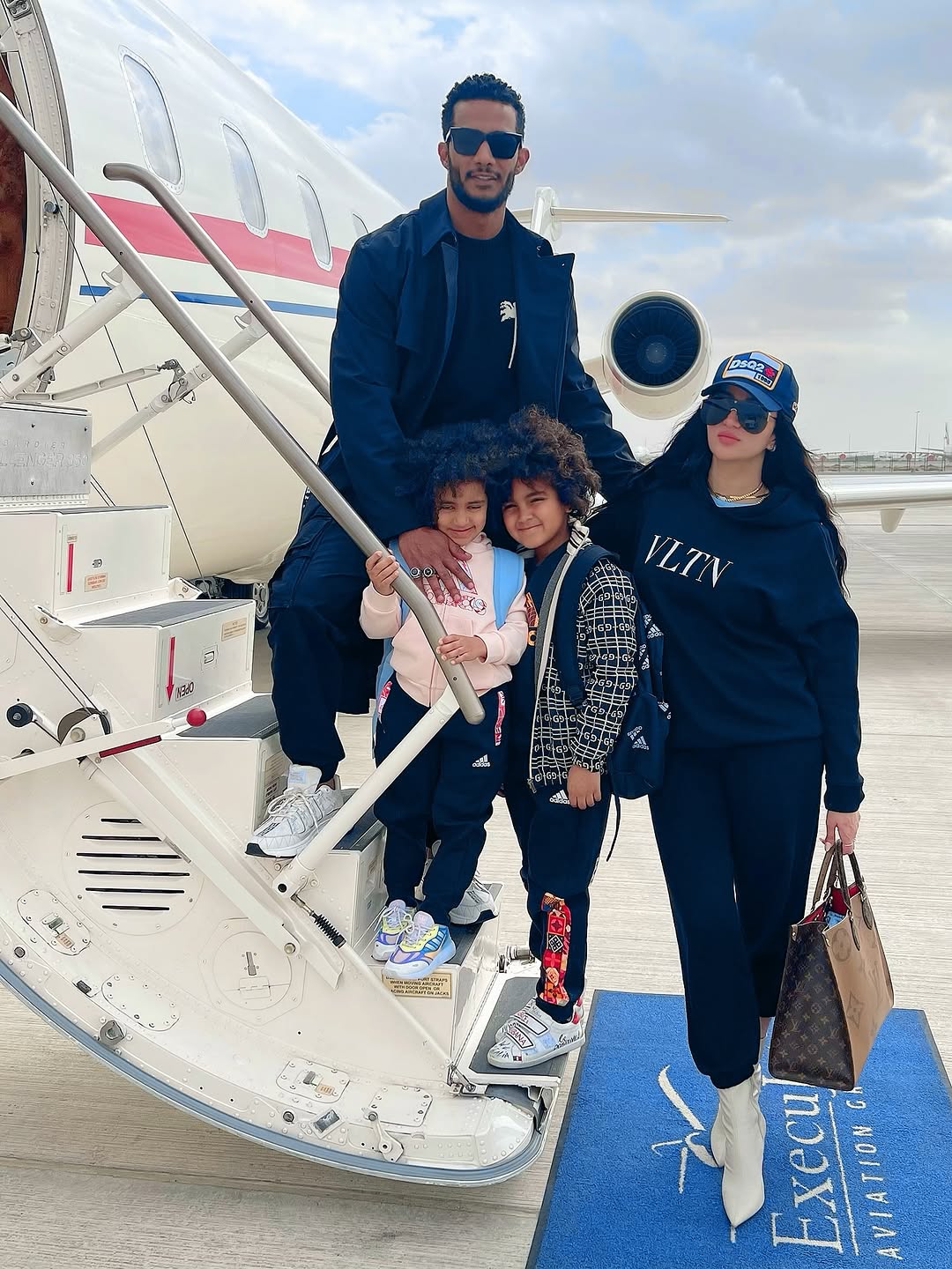 محمد رمضان وأسرته