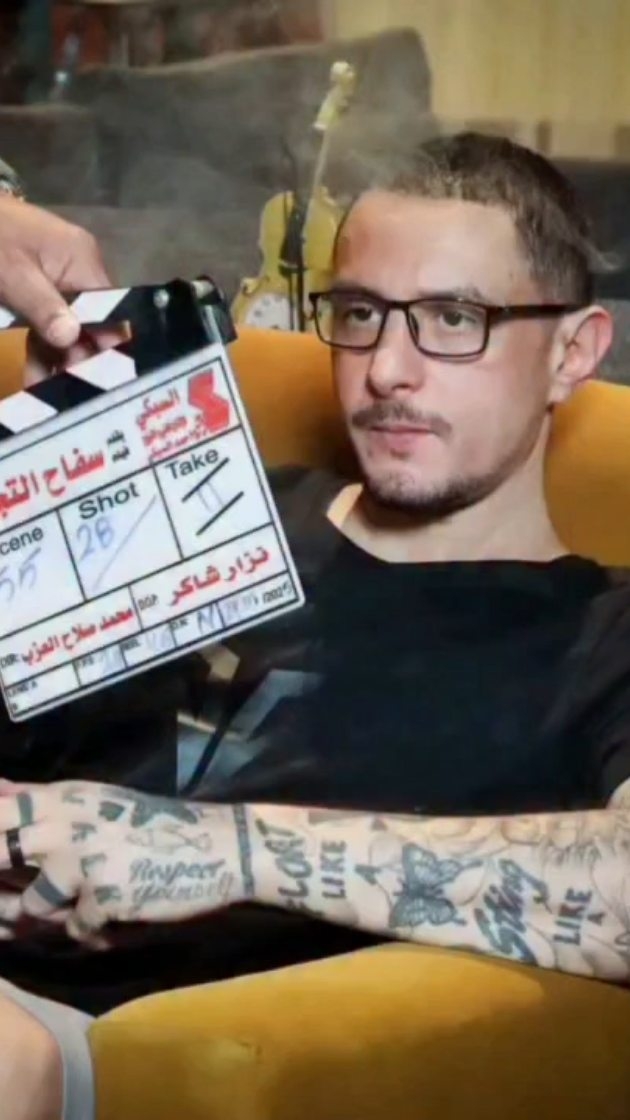 أحمد الفيشاوي في كواليس الفيلم