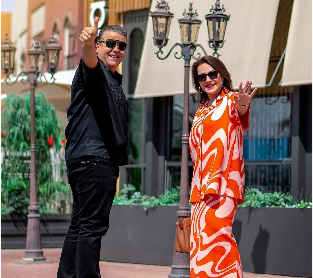 هدى حسين والمنتج جمال سنان