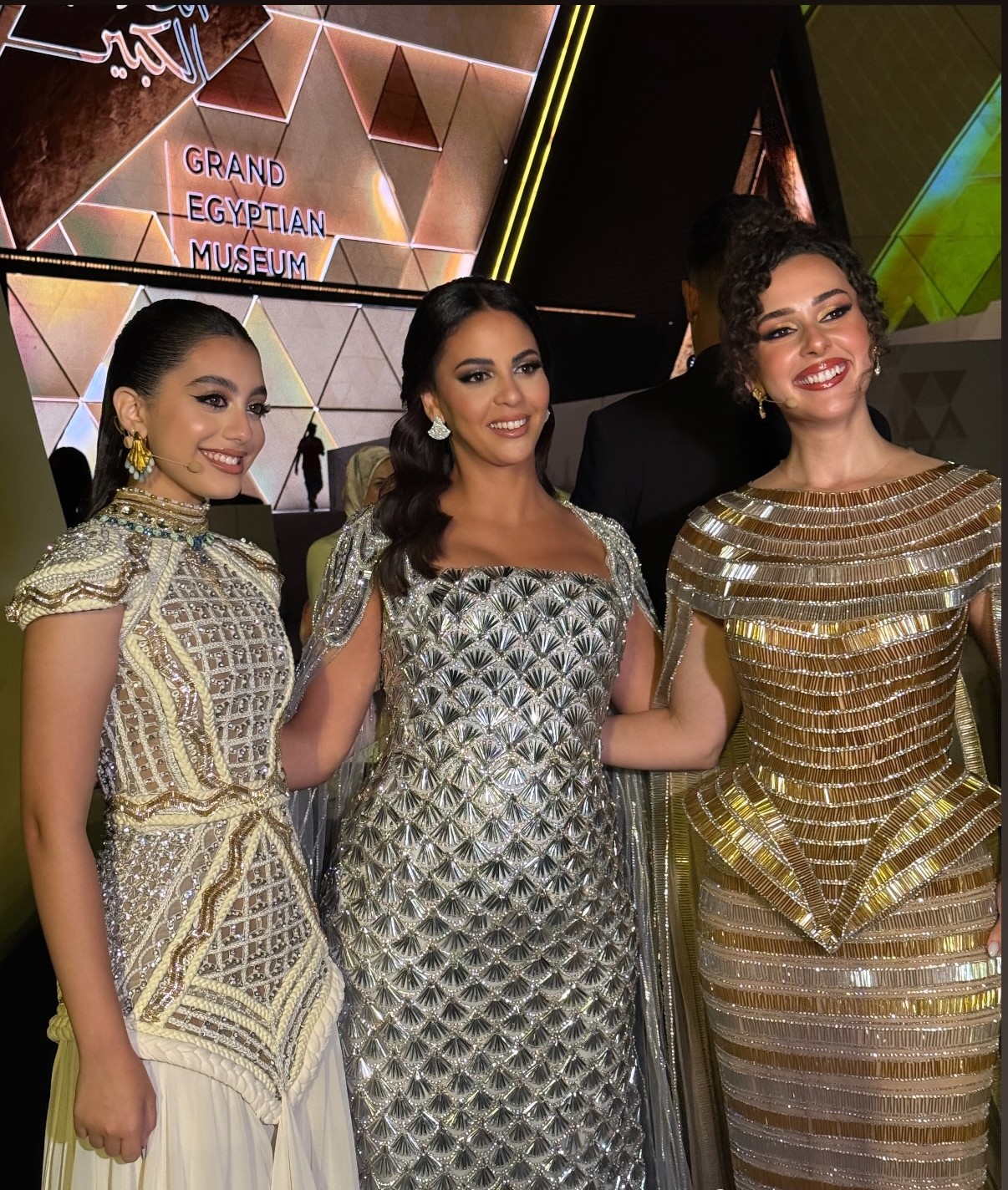 شيرين أحمد مع فاطمة سعيد وياسمينا العبد