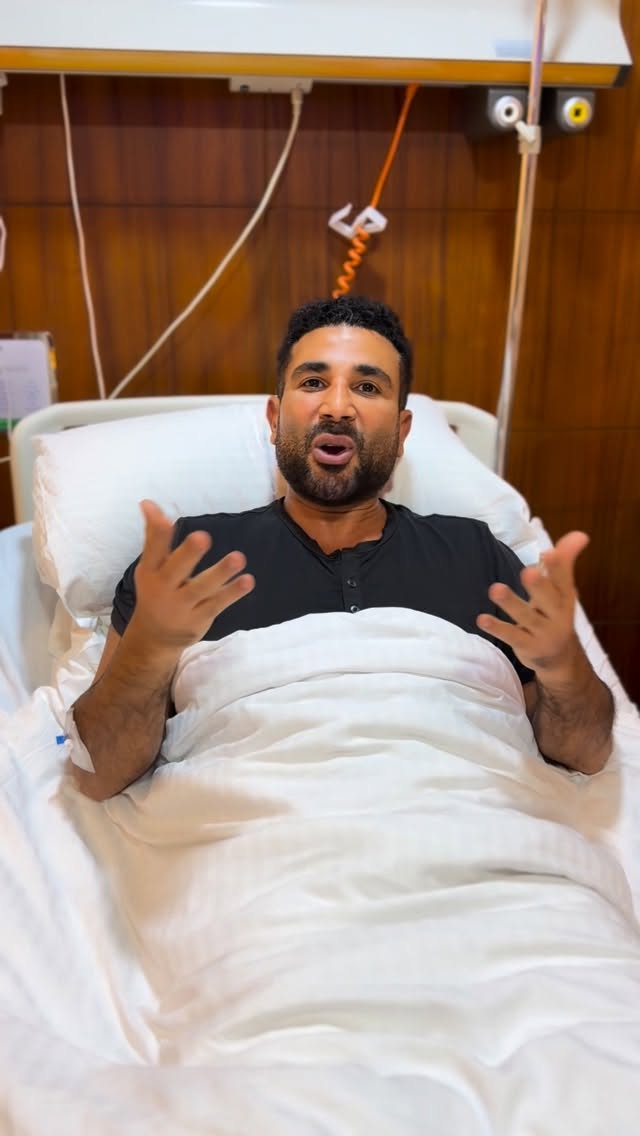 أحمد سعد في المستشفى