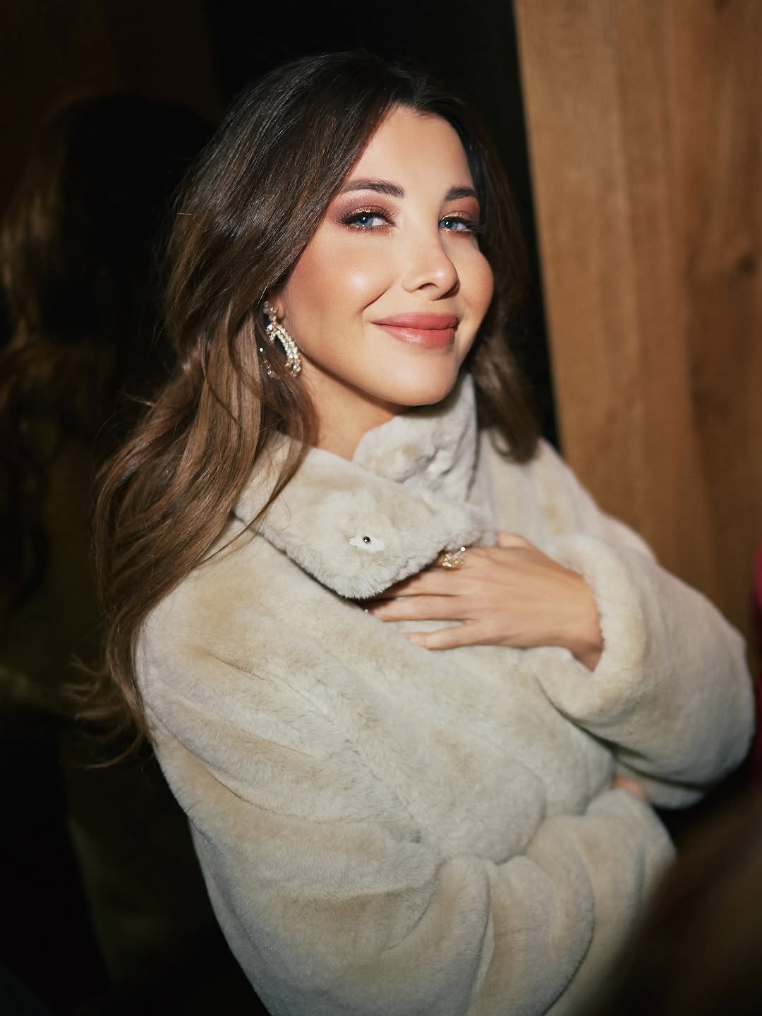 نانسي عجرم بإطلالة الهايلايت السابقة