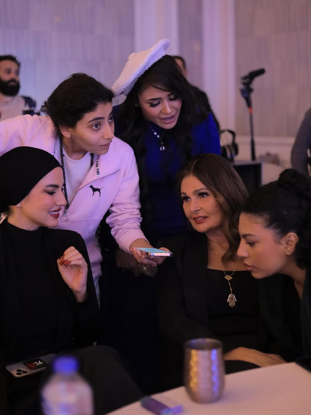 نجمات فيلم "الست لما" في كواليس التصوير