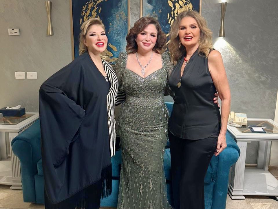 إلهام شاهين ويسرا وهالة سرحان