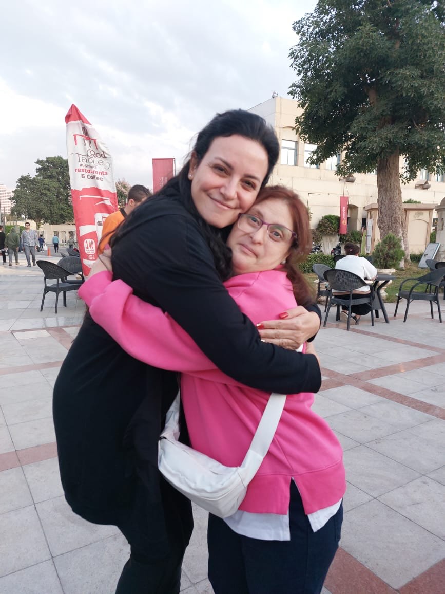 ريهام عبد الغفور في كواليس فيلم "خريطة رأس السنة"