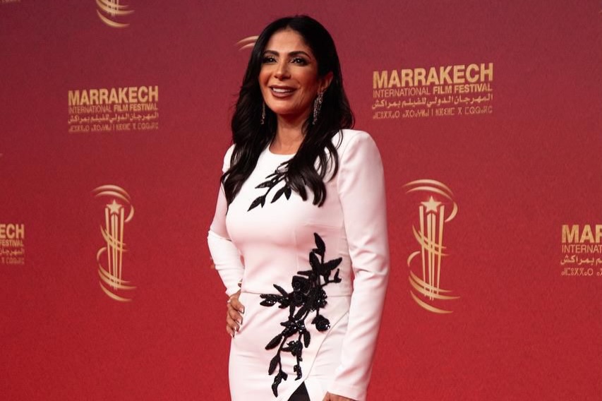 منى زكي في مهرجان مراكش