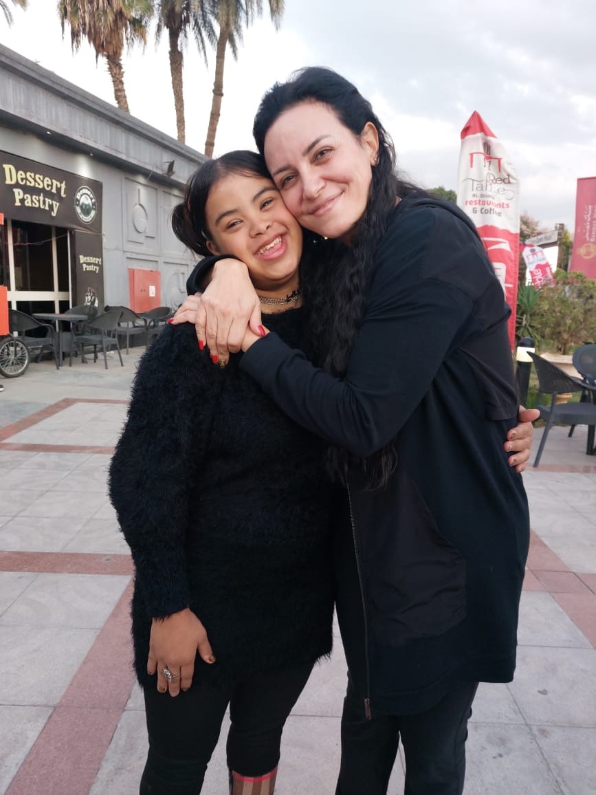 ريهام عبد الغفور في كواليس فيلم "خريطة رأس السنة"