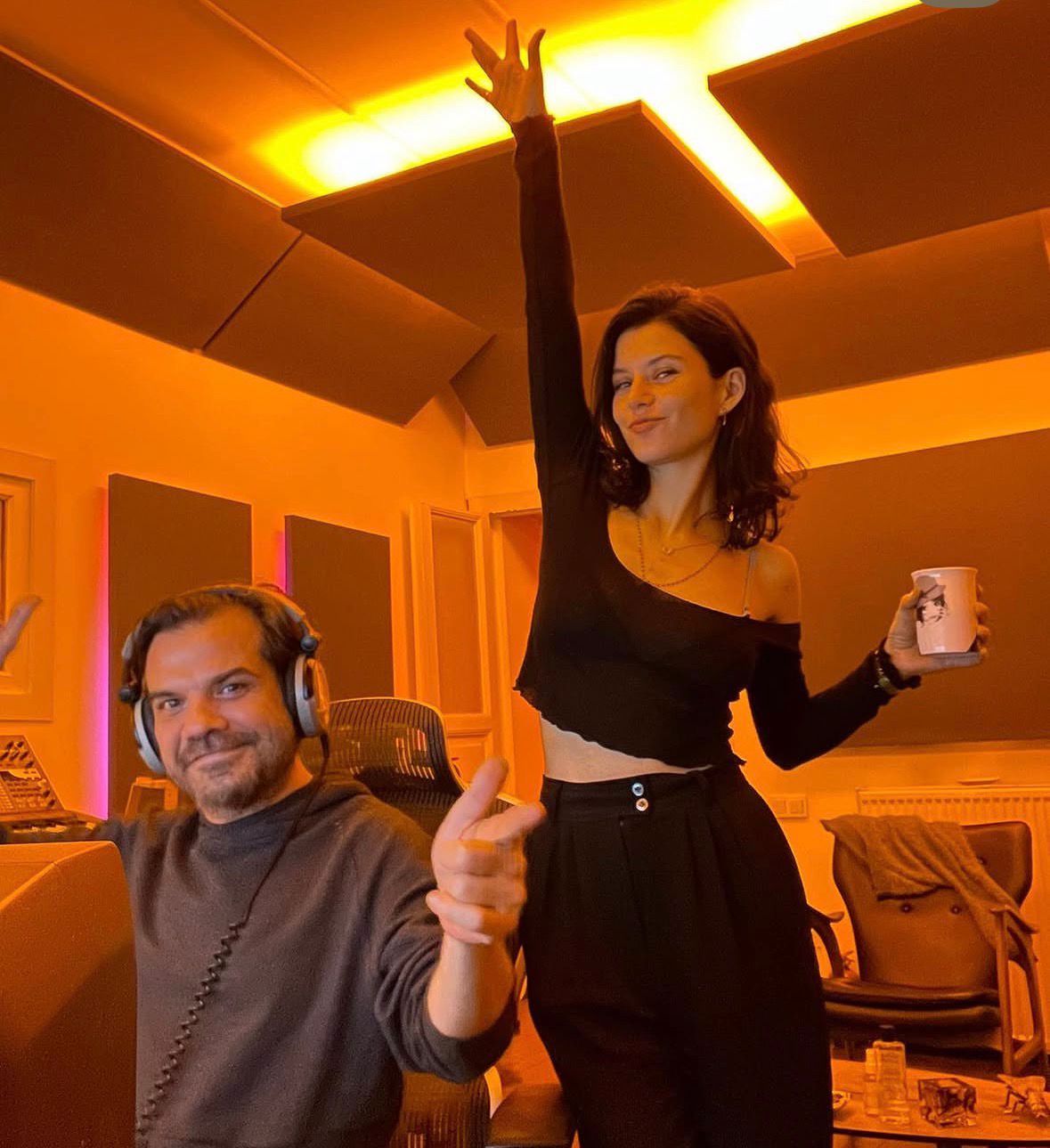 بيرين سات وزوجها