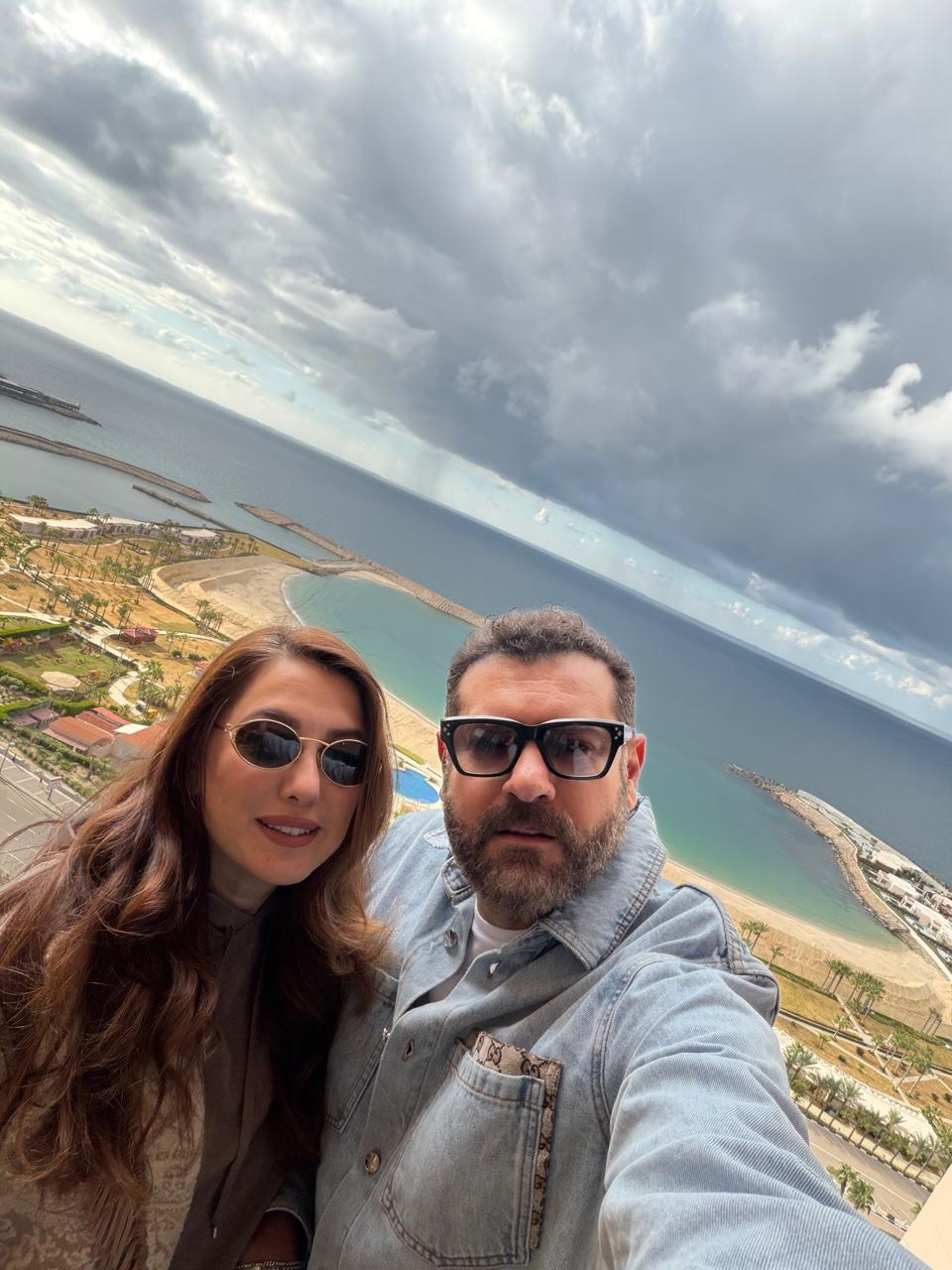 كندة علوش وعمرو يوسف