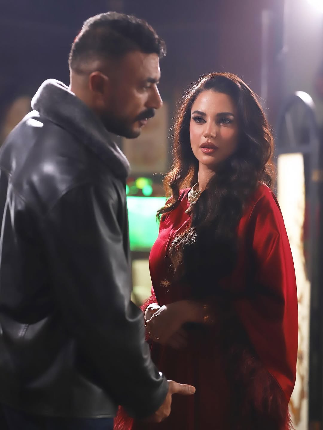 درة وأحمد العوضي في مسلسل "علي كلاي"