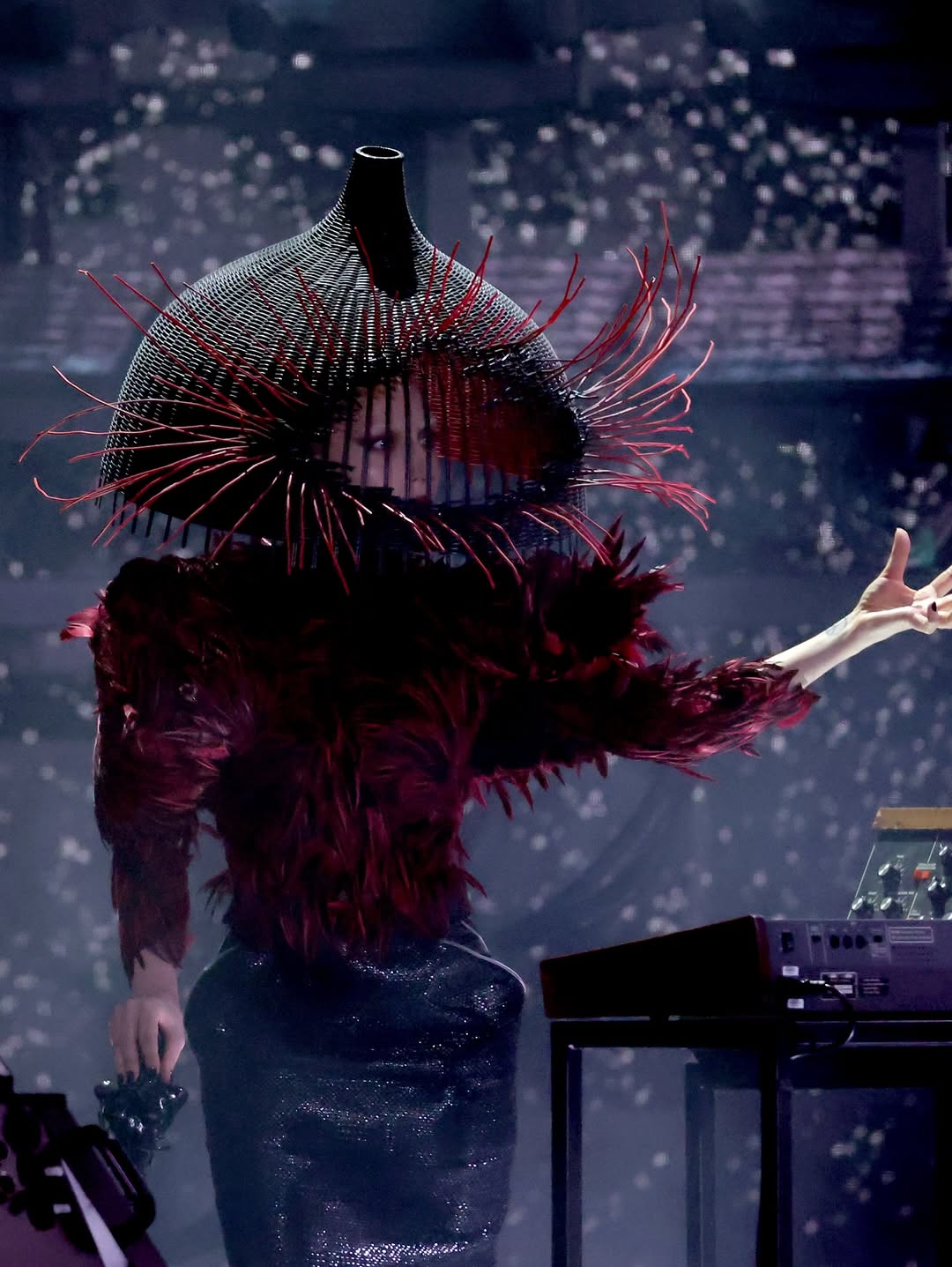 ليدي غاغا في الحفل