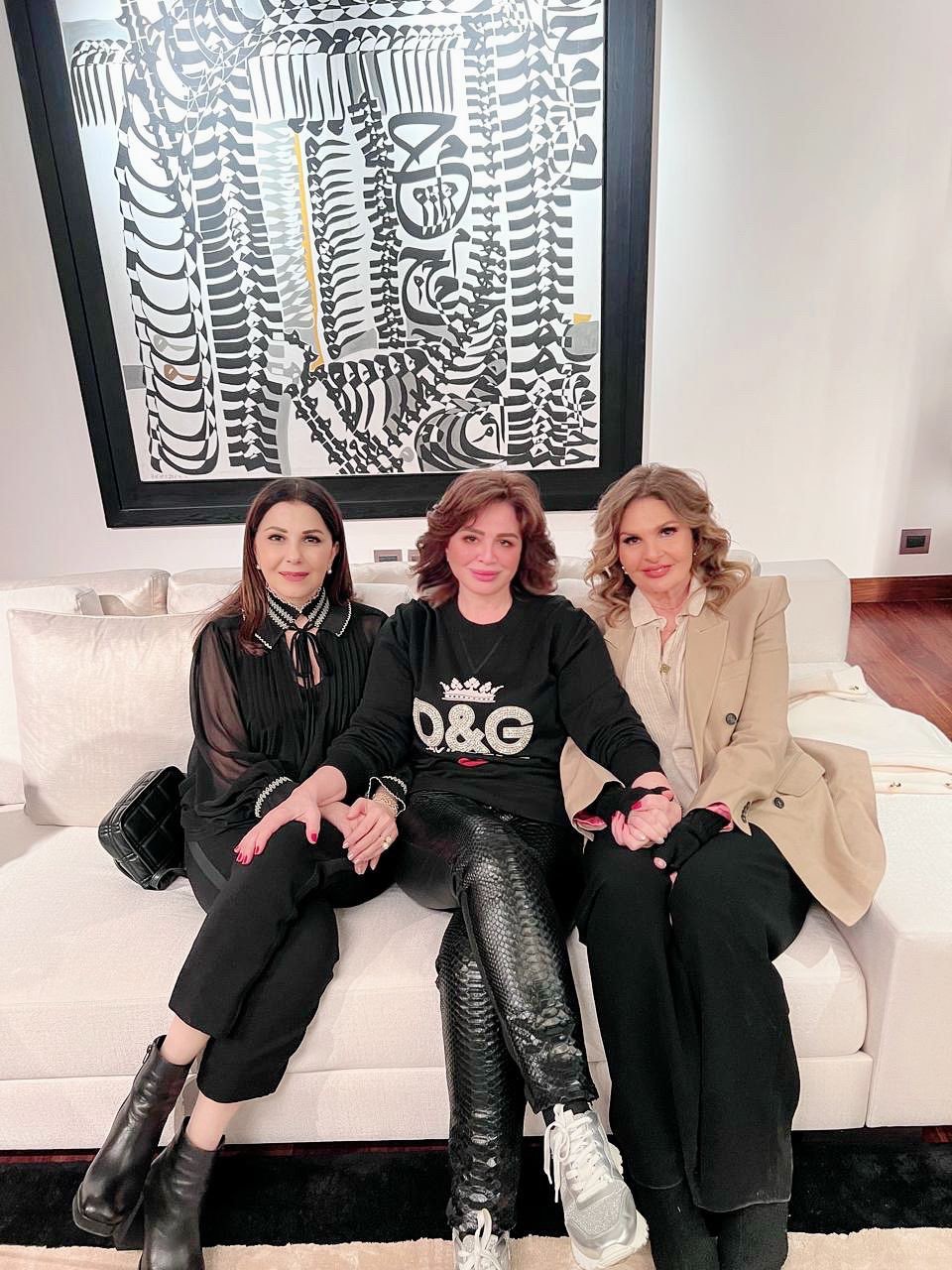 ماجدة الرومي ويسرا وإلهام شاهين