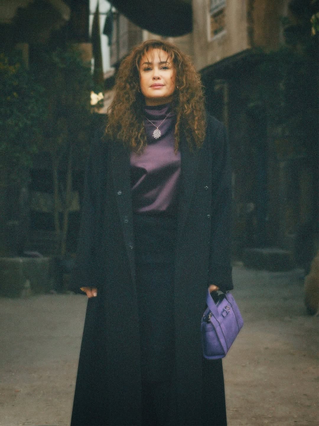 هند صبري في كواليس المسلسل