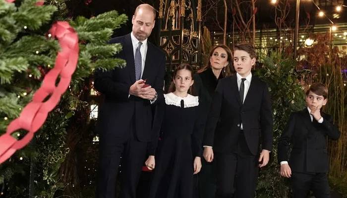 الأمير ويليام وكيت وأبناؤهما