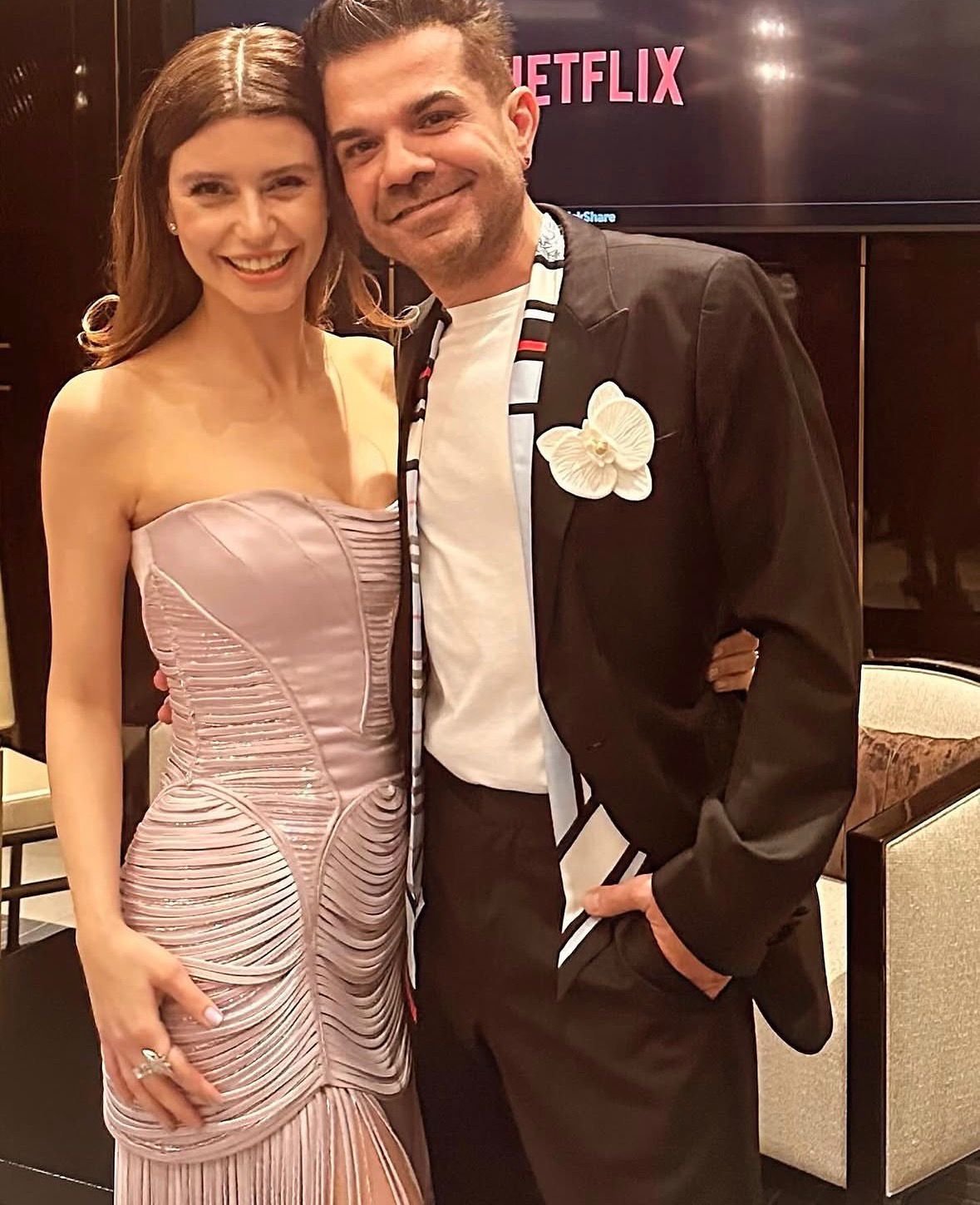 بيرين سات وزوجها