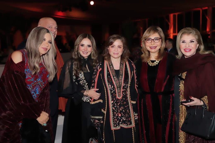 إلهام شاهين وصابرين وهالة سرحان وبوسي شلبي ولميس الحديدي