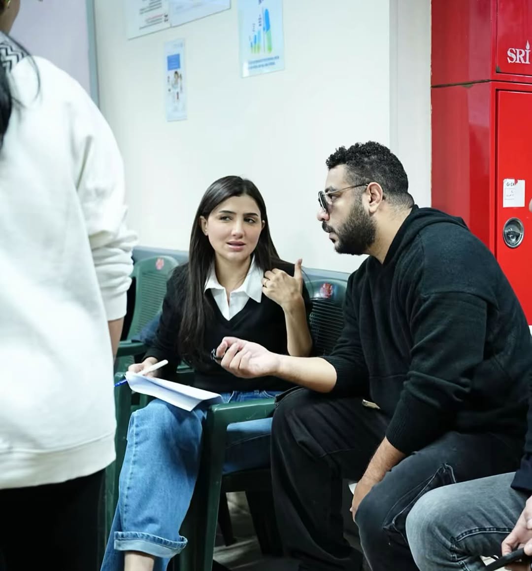 مي عمر والمؤلف محمد سيد بشير