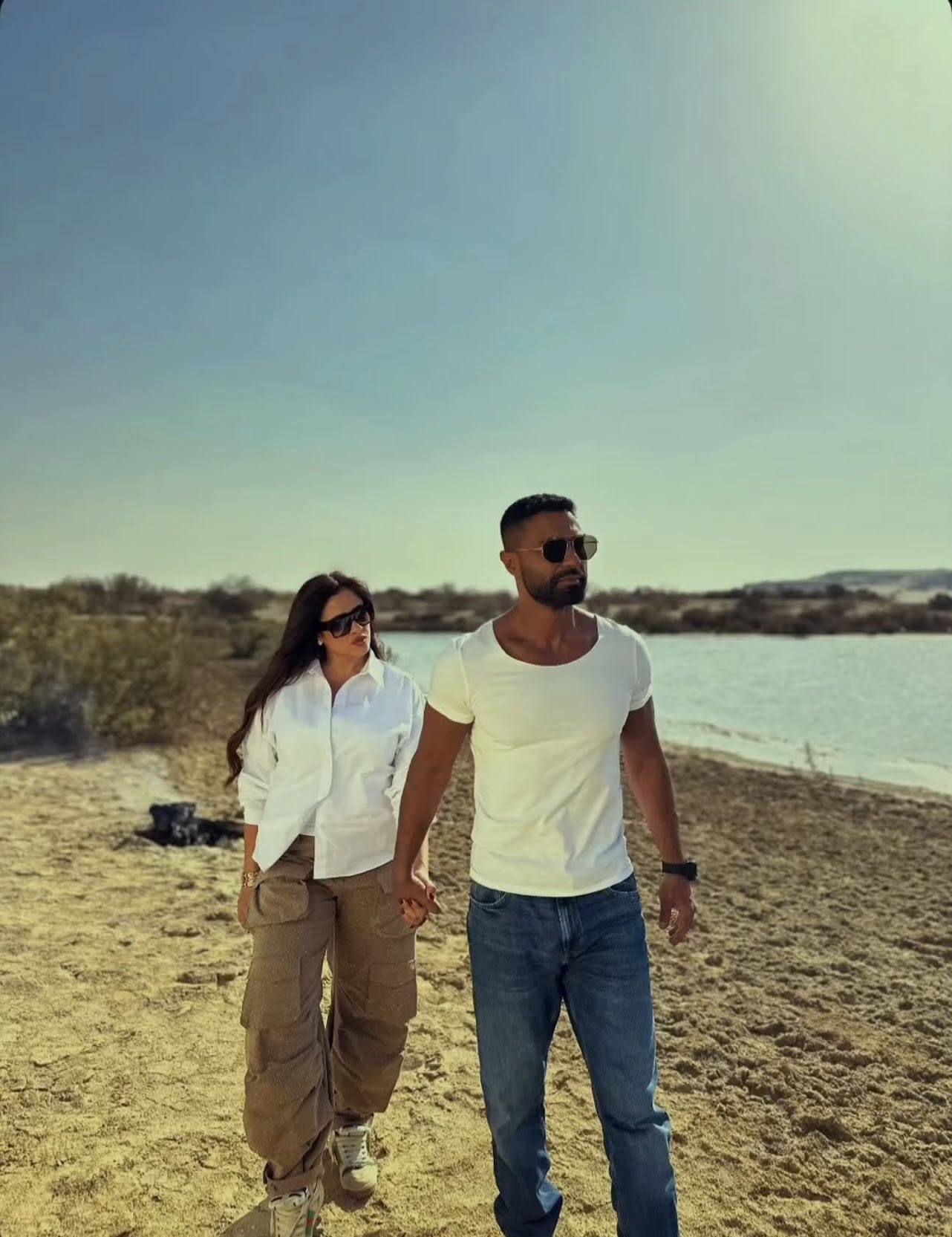 ياسمين عبد العزيز وكريم فهمي