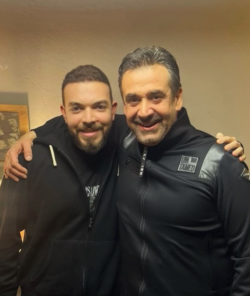 كريم عبد العزيز ومؤلف الفيلم شريف الليثي