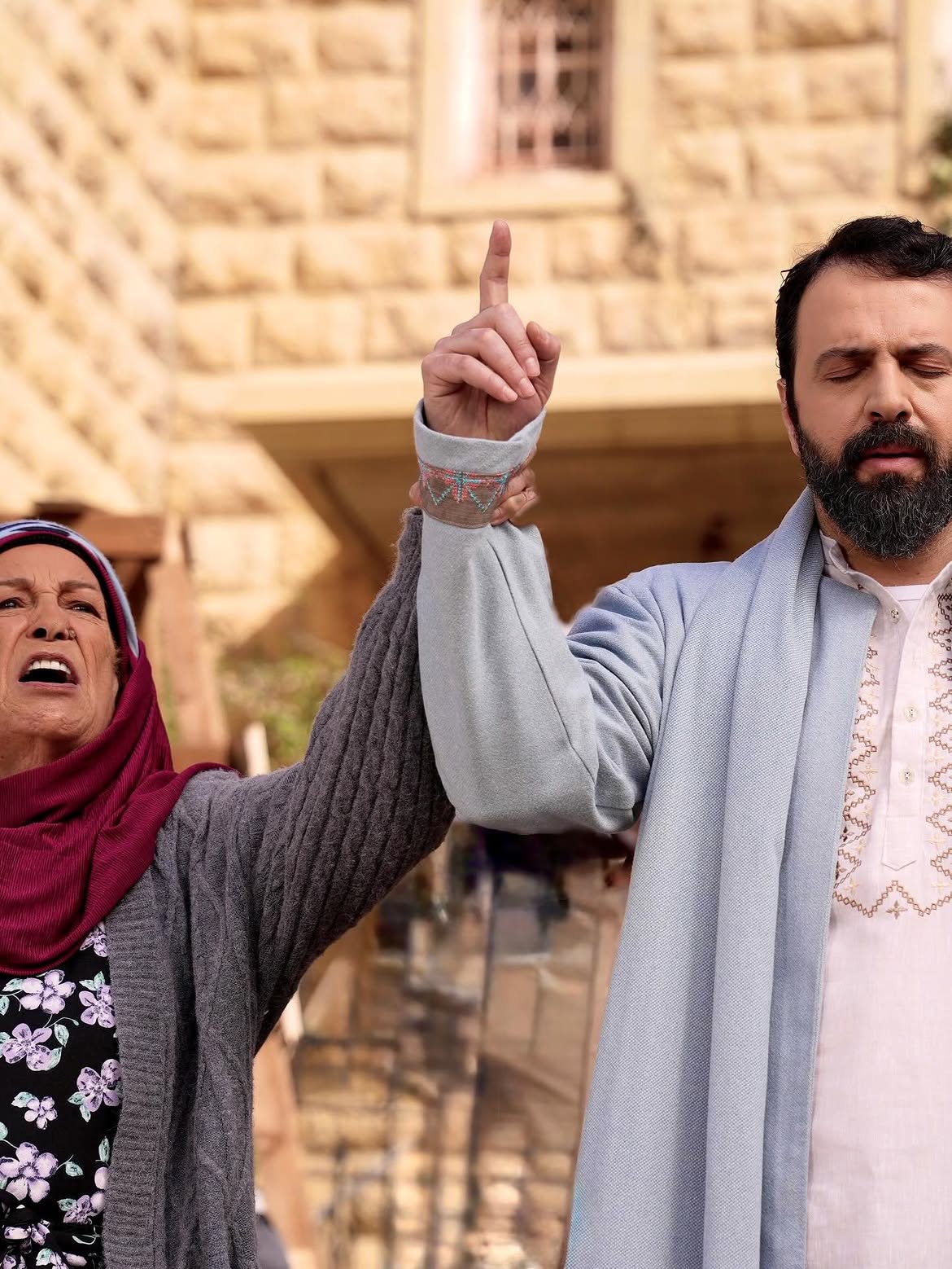تيم حسن ومنى واصف في مسلسل "مولانا"