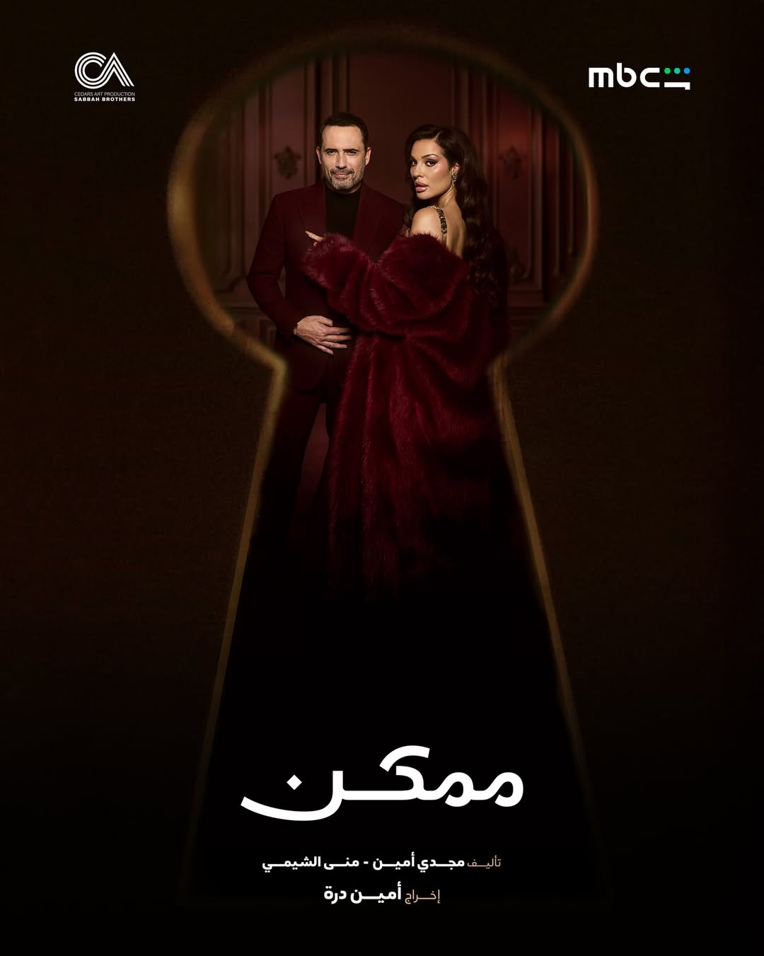 نادين نجيم وظافر العابدين في مسلسل "ممكن"