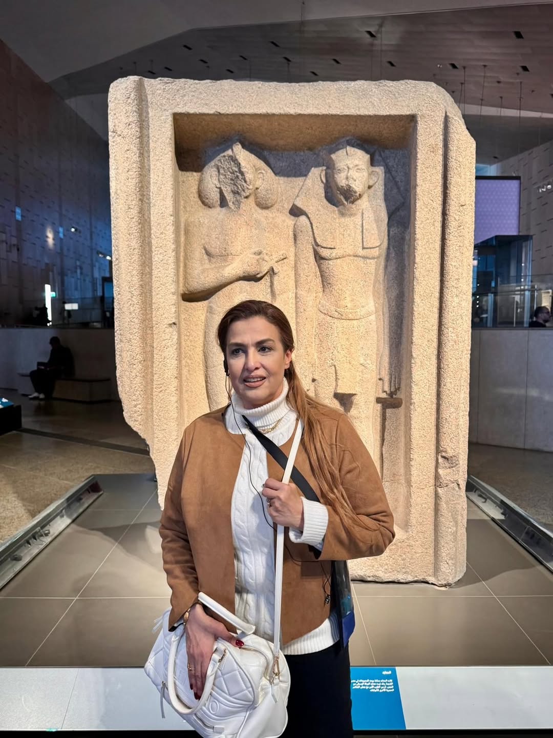 سيمون في المتحف المصري الكبير
