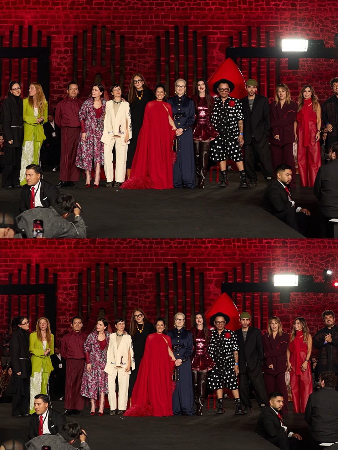 إطلالة ميريل ستريب و آن هاثاواي في العرض الترويجي الأول